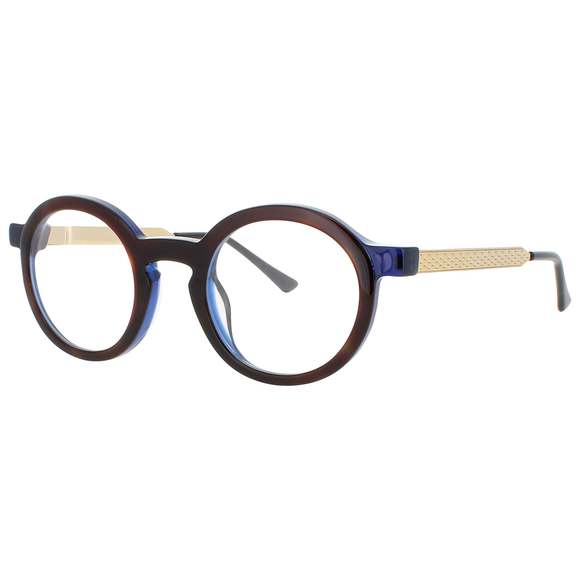 HARRY LARY MANIFESTY-E384 Eyeglasses Eye Glasses E384 BLACK/BLUE Authentic New 4